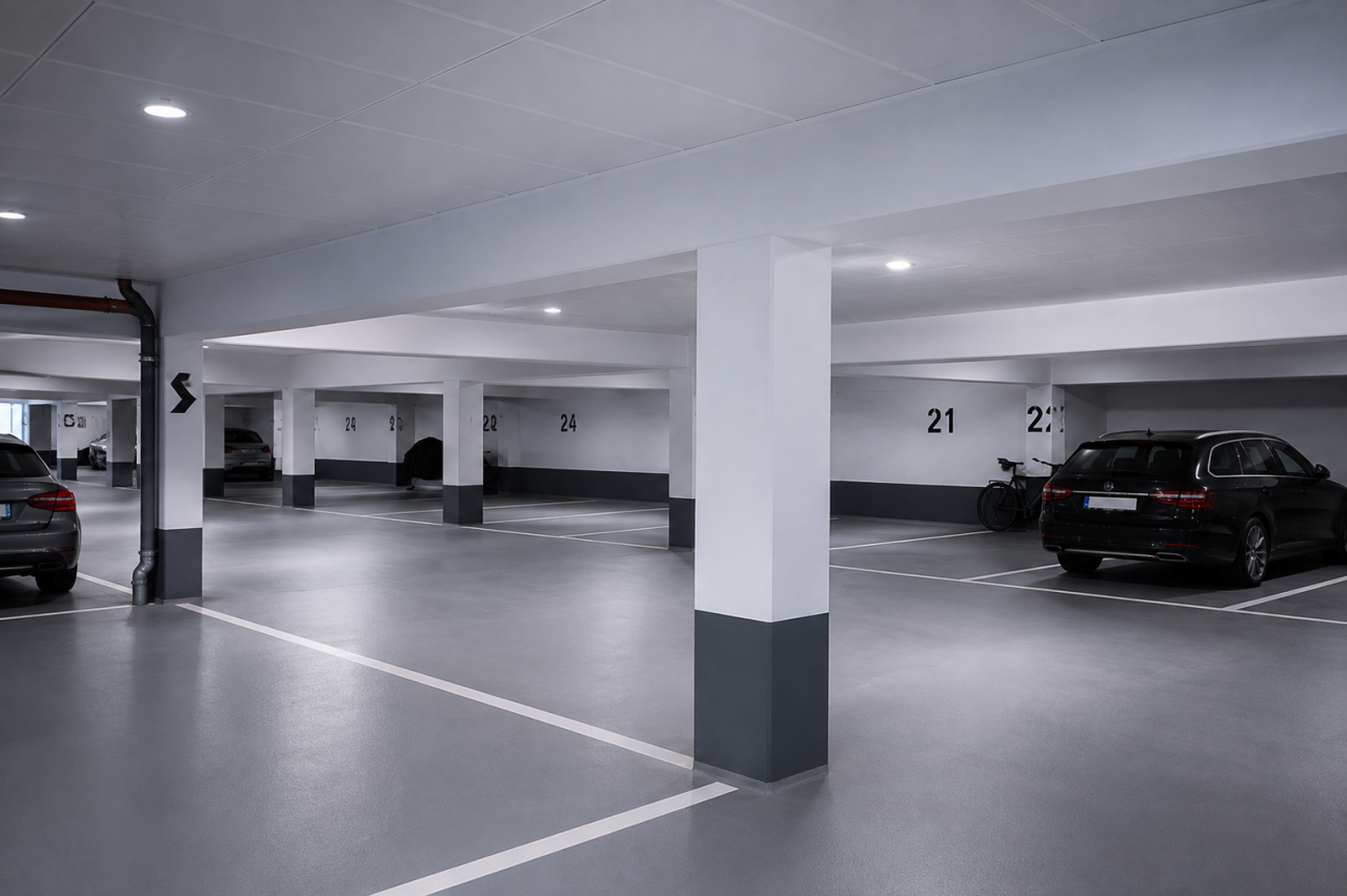 Sanierung der Innenbeleuchtung in der städtischen Tiefgarage Bad Sobernheim
